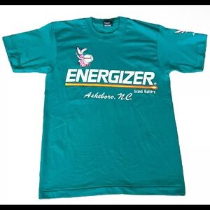 Vintage single stitch rare Energizer Bunny Nothing Last Longer Medium